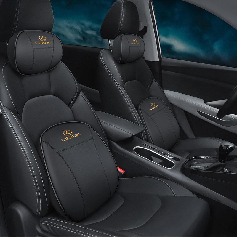 Suitable for Lexus headrest lumbar es300nx200rx200h neck pillow car interior supplies car lumbar cushion