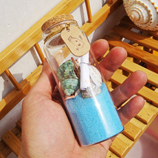 сувенирная бутылка 玻璃许愿瓶漂流瓶幸运瓶创意礼物装饰天然海螺贝壳海洋瓶伴手礼