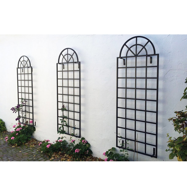 Flower Vine Sweet Dream ອັງກິດ Iron Screen Flower Stand Vine Rose Window Frame Type Pergola Rack Wall Hanging and Floor Standing