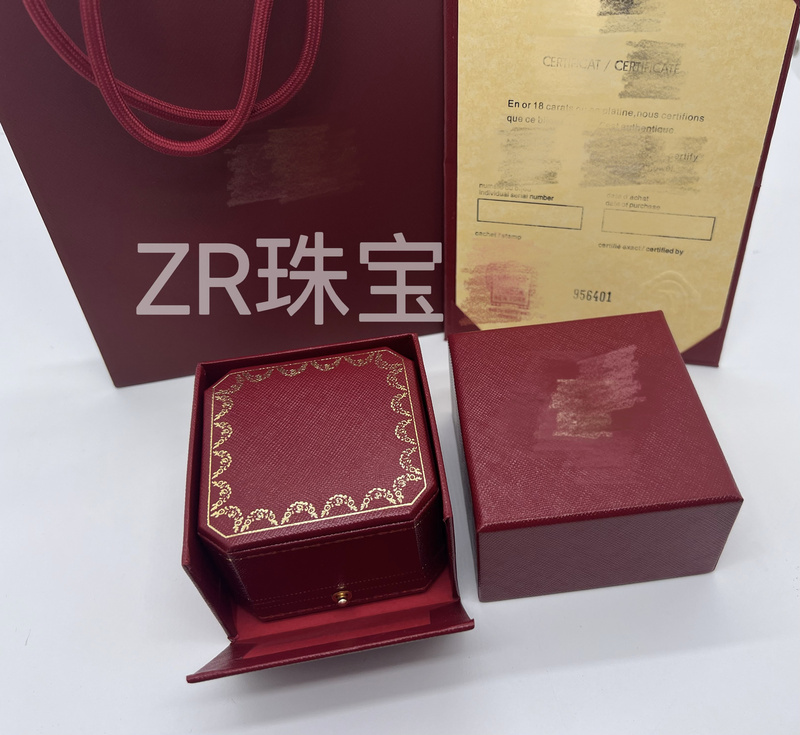 Cartier High-End European-Style Jewelry Box, Ring Box, Necklace Pendant, Bracelet, Earring Box Suitable for Cartier Packaging