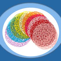 Kindergarten area corner environment layout materials pendant ornaments woven mesh plate handmade classroom interior decoration materials