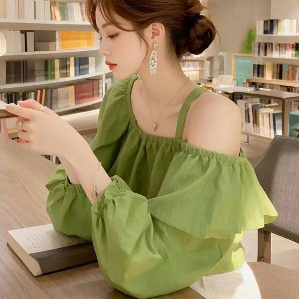 Super Stylish and Age-Reducing Shirt, Unique and Beautiful Women's Clothing, Elegant Off-Shoulder Top, Trendy Spring Outfit, 2026 New Model Super Stylish and Age-Reducing Shirt, Unique and Beautiful Women's Clothing, Elegant Off-Shoulder Top, Trendy Spring Outfit, 2026 New Model