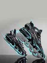 Men Shoes Net Face Breathable Tourist Shoes Casual Sports Tide Shoes 2022 Summer New Shock Absorbing Knife Frontal Running Shoes