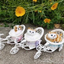 Toy cat simulation can call a kitten ornament educational cute cat childrens toy doll birthday gift