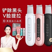 Ultrasonic shovel leather knife suction black head deviner to pores clean suction out-of-the-face import cosmetic instrument Domestic lady