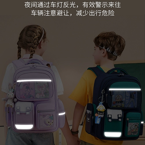 2025 новых школьных ранцев для мальчиков, учащихся начальных классов, 1, 2, 3–6 классов, мальчиков и девочек, легкая защита позвоночника детей и снижение нагрузки