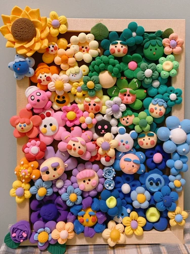 Сверхлегкая глина, детская нетоксичная трехмерная фоторамка, интеллектуальная игрушка для тренировок, «сделай сам»