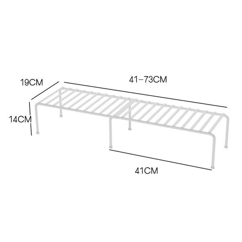 Shoe rack layered partition household kitchen supplies seasoning rack simple shoe cabinet partition layered rack shoe rack storage artifact