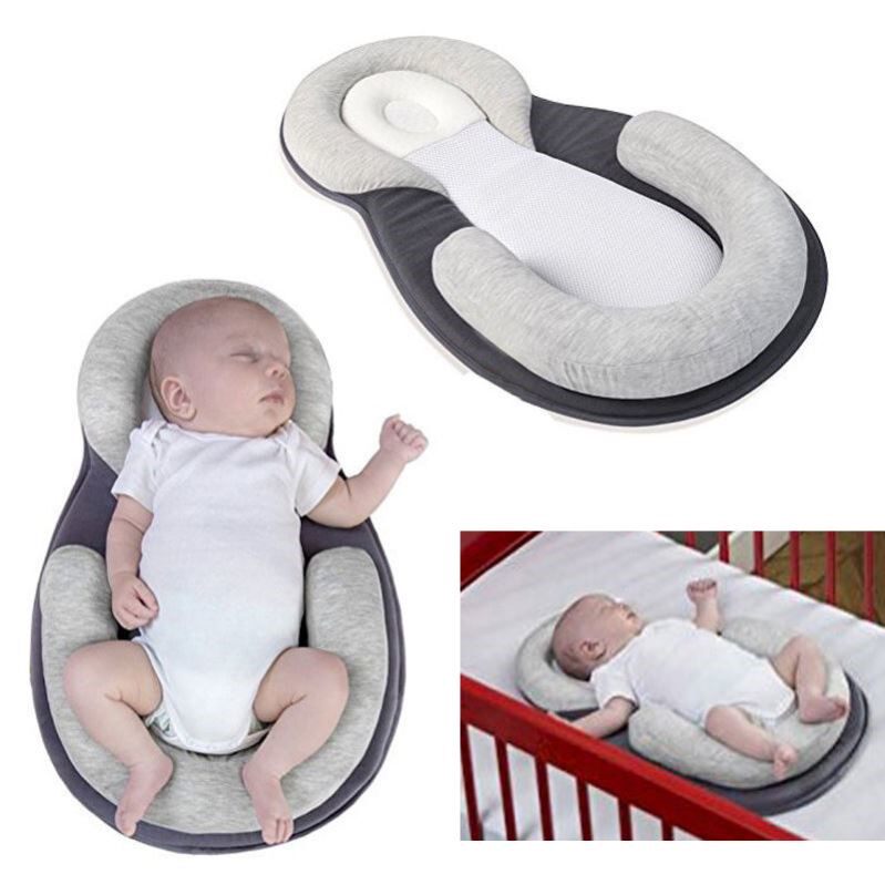 Baby anti-shock sleep artifact baby sleep security artifact anti-shock breathable pillow side sleep pillow newborn