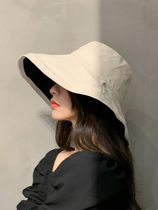Japanese gp summer sunshade hat female sunscreen big brim cover face all-match show face small UV-proof fisherman hat