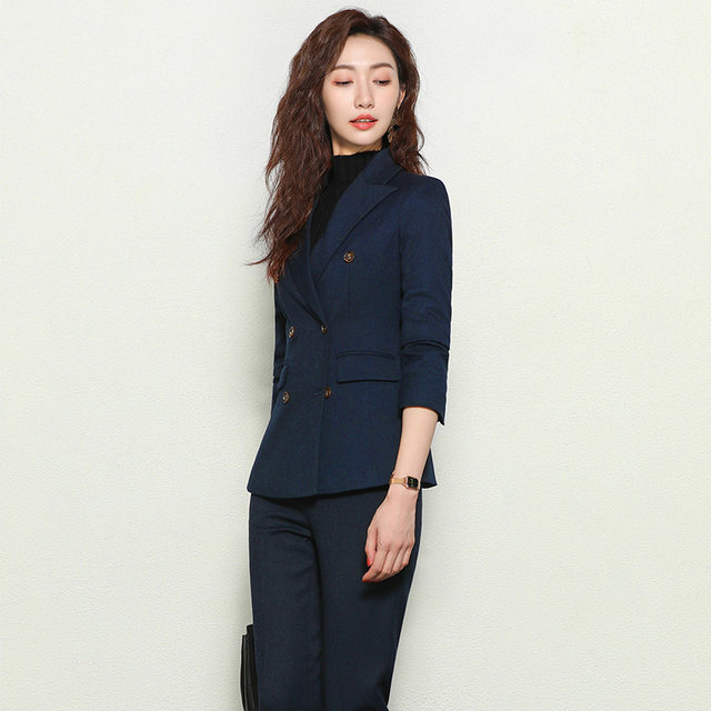 Suit suit female spring new fashion temperament goddess fan high-end professional hotel manager formal work clothes