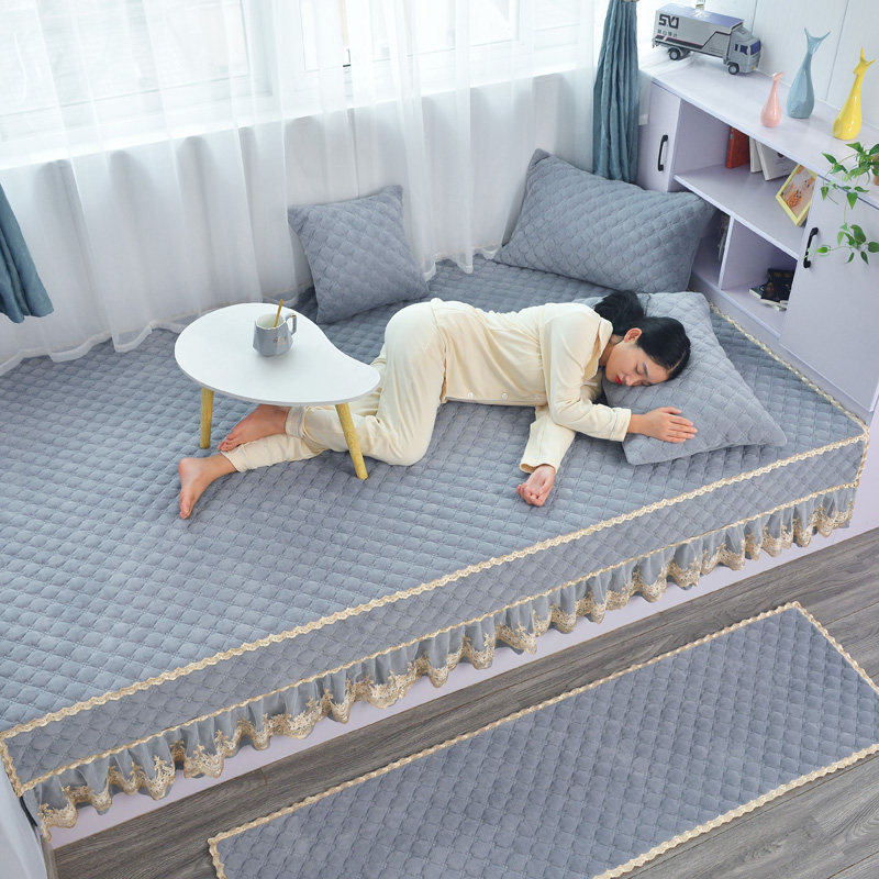 Winter milk velvet tatami bed cover non-slip thickened bed sheet new custom tatami special bed cover Kang pad