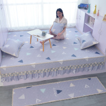 Can be customized pure cotton high-end tatami non-slip bed cover four seasons universal treadmill special bed sheet big kang cover