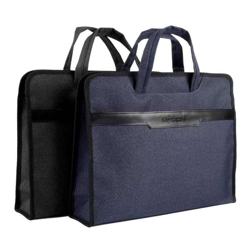 Cong 100 F6839 Canvas Large Capacity File Bag of Laced Documents Bag kit briefcase briefcase briefcase briefcase