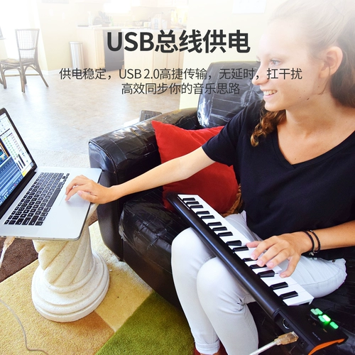 ICON AIKEN 3MINI 4MINI Профессиональная электронная музыка Аранжировка портативной мини -клавиатуры MIDI 25 Ключ 37 Ключ