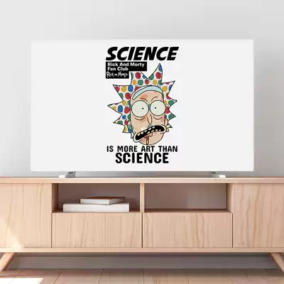 Rick Morty TV Dust Cover New 55-inch Dust Cover Cloth 75-inch LCD TV Cover 65 TV Set