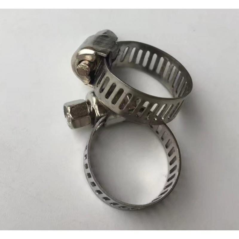 Throat hoop pipe hoop pipe clamp fastening water pipe clamp stainless steel hoop buckle hoop coal gas pipe liquefied gas pipe card 50-Taobao