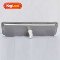 304 stainless steel wine drip tray 40cm bar sink restaurant bar drain tray beer coffee drip tray