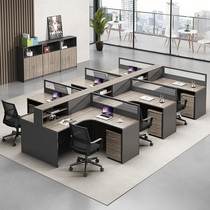 Staff Desk Chair Combined Screen Partition Corner Employee Computer Desk Double Digit Office Bit Financial Card Holder