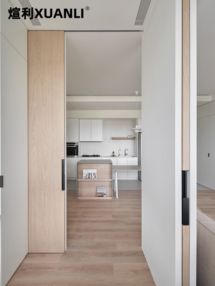 Xuanli Orig. Pocket Door Handle Embedded Sliding Door Handle Solid Wood Barn Door Sliding Door Handle Handlebar