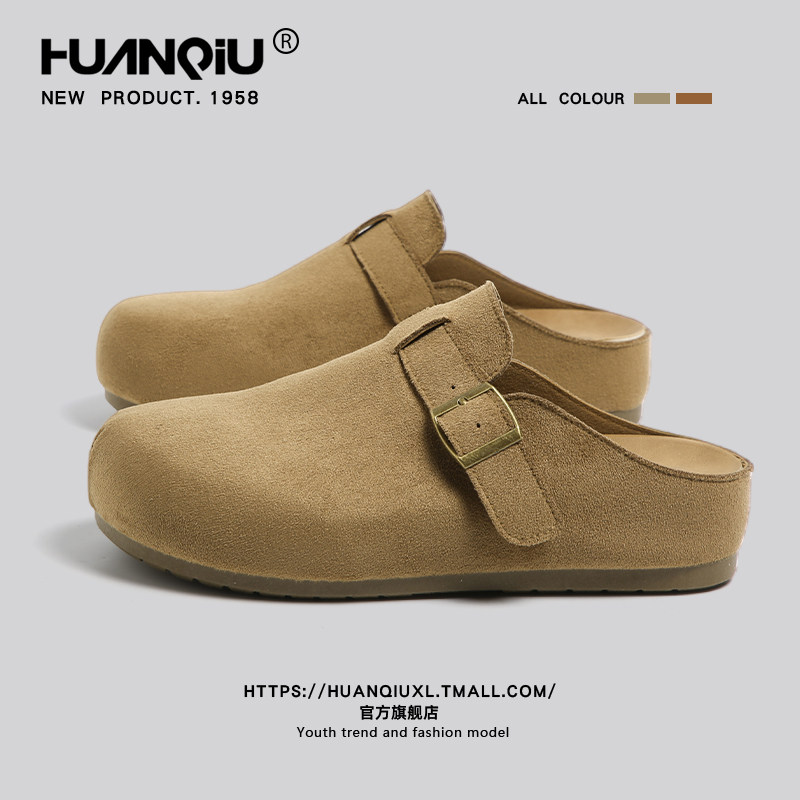 Брендовая мужская обувь Birkenstock на толстой подошве, весна 2026, новинка, мужская обувь на каблуке, универсальная повседневная обувь, верхняя одежда, полуботинки