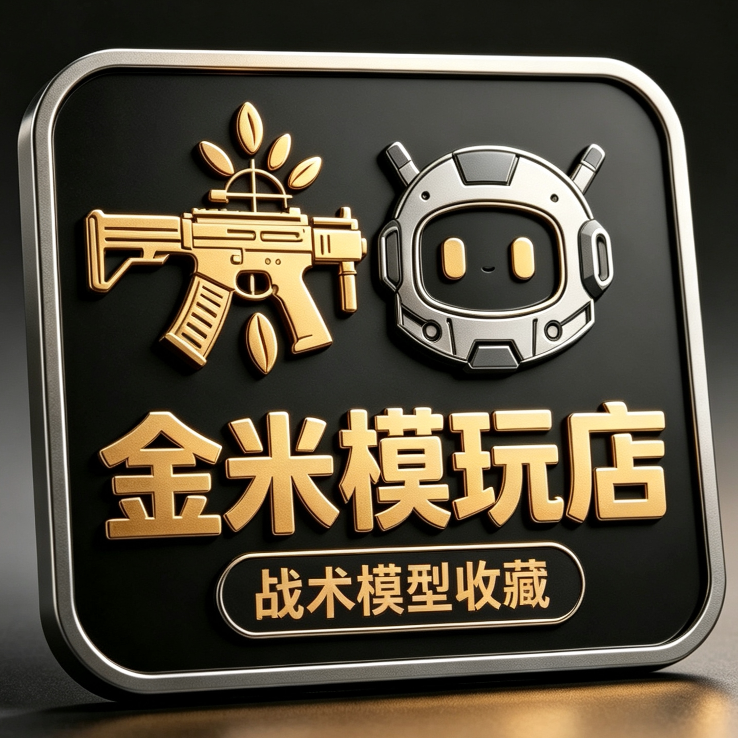 金米模玩店的LOGO