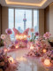 Pink Giant Butterfly Artificial Flower Arrangement Decoration for Scene Setting, Proposal Props, Popular Photo Spot, and Visual Display Decoration
