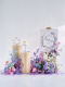 Birthday Scene Decoration Artificial Flowers Landscape Decoration Purple High-End Monet Garden Party Floor-Standing Ornaments
