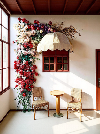 Artificial Flowers, Fake Flower Arrangements, Floral Art for Shopping Malls, Coffee Shop Scene Decoration, Large-Scale Landscaping, Floor-Standing Ornaments, Landscape Beautification