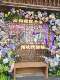 Purple Artificial Flower Vine, Fake Flower, Simulated Flower, Finished Vine Decoration, High-End Atmosphere Door Decoration Hanging Flower