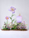 Artificial Flower Landscaping Monet Garden Indoor Landscape Artificial Green Plants Fake Flower Decorations Scene Arrangement Floral Ornaments