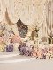 Indoor Wedding Atmosphere, Wedding Decorations, High-End Floral Arrangements, Artificial Flowers, Floor-Standing Ornaments, Beautiful Display Decorations