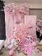 Large bow artificial flower landscaping artificial flower interior decoration high-end proposal atmosphere arrangement bionic waterfall flower