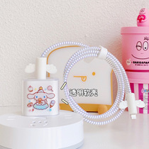 Cartoon cute teenage girls dog 18 20W suitable for apple 12 11por charger protective sheath anti-fouling