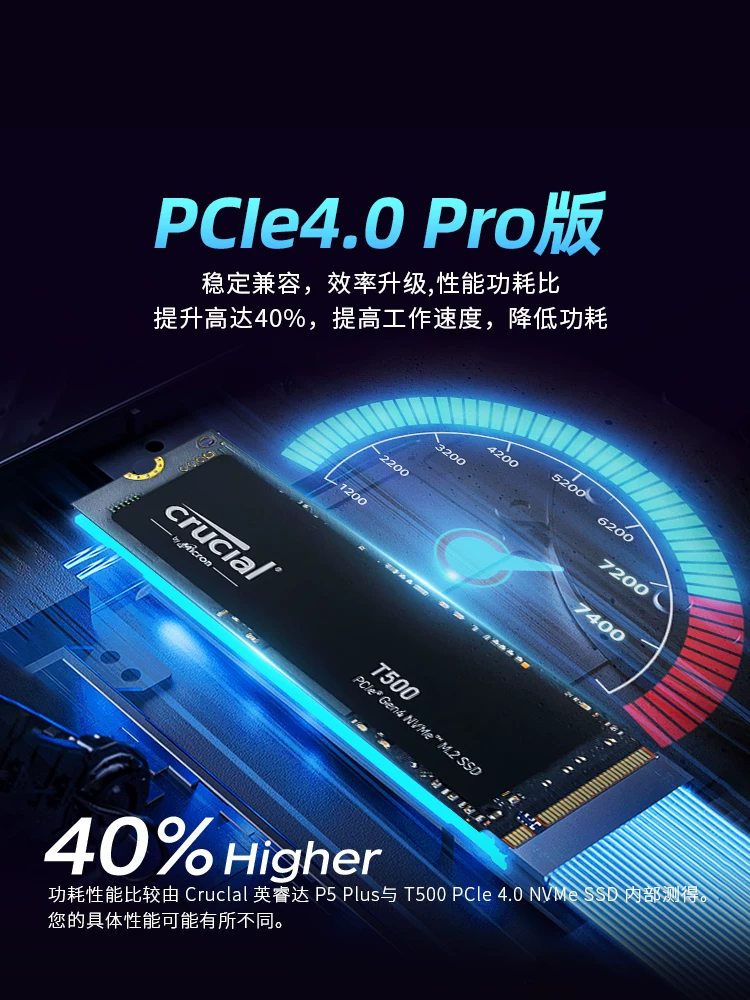 Ying Ruida T500 1T2T Solid State hard disk SSD M2 ноутбук PCIe 4.0 Micron NVMe