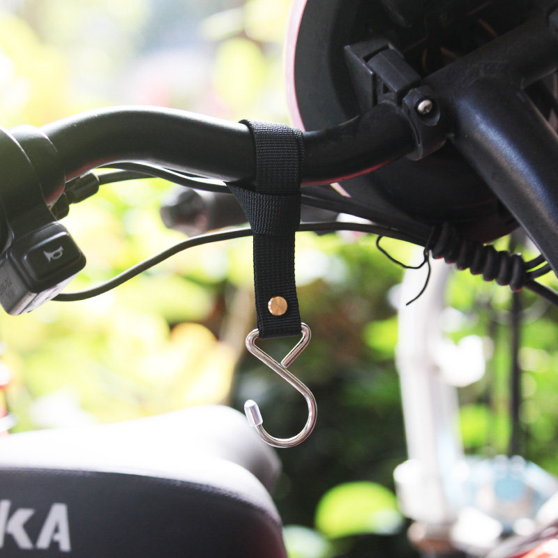 Electric car hanger front-free stiletto battery bike Ferris safety helmet Handlebar Outdoor Camping hook Universal