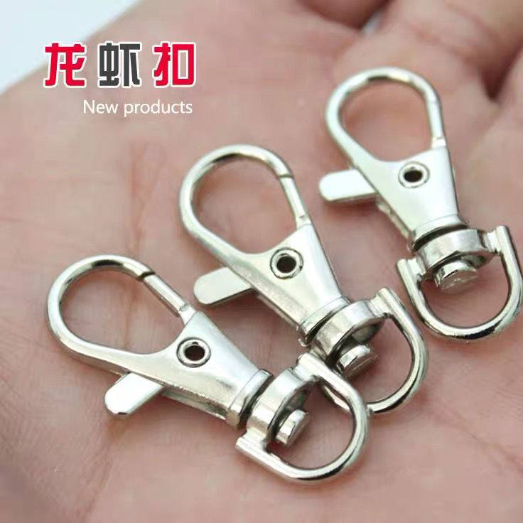 Swivel Snap Hook Keychain Lobster Clasp Dog Clip Backpack Clip Open Snap Hook Id Holder Clip Spring Clip Hook
