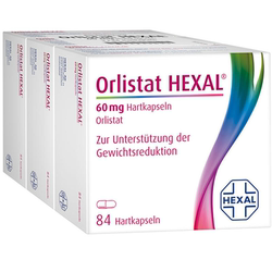 ORLISTAT HEXAL 60 mg slimming capsules 3x 84 capsules/box