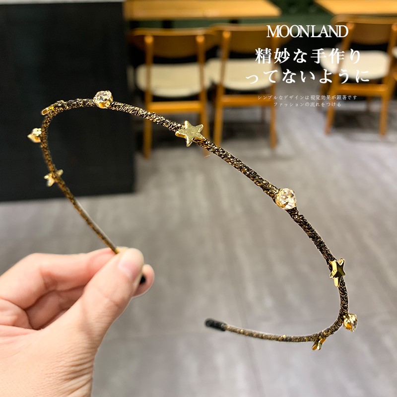 Korean-style headband hairpin female summer fairy air summer temperament Korean headdress 2021 new short hair headband new product