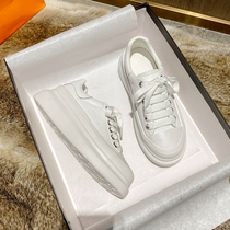 Goddess daily wear ~ leather white shoes breathable heightening sports casual shoes muffin thick bottom insole