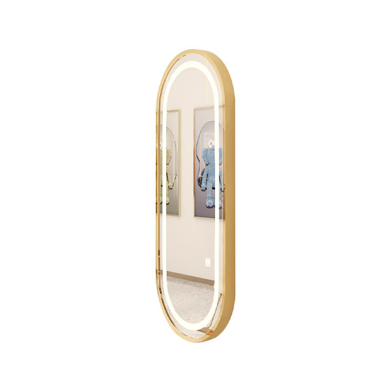 업그레이드된 2022 이발소 거울, 조명이 있는 미용실 특수 미용실 거울, 벽걸이형 단면 특수 거울