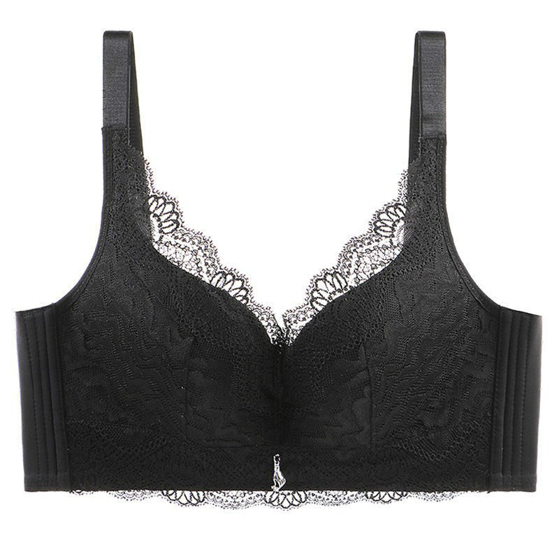 Breast-sensation lingerie female small breasts gathered without steel ring Previous to anti-sagging bra closeted breast adjusting type bra