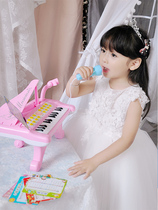 Childrens electronic violin toy baby beginner with mic can play music girl girl girl little piano multifunction