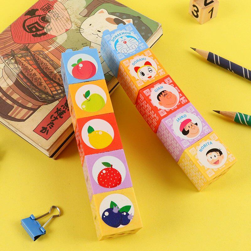 哆啦A梦积木橡皮擦：童年回忆+创意文具，桃子の文具小店独家推荐！-卡通造型橡皮-淘宝好物网
