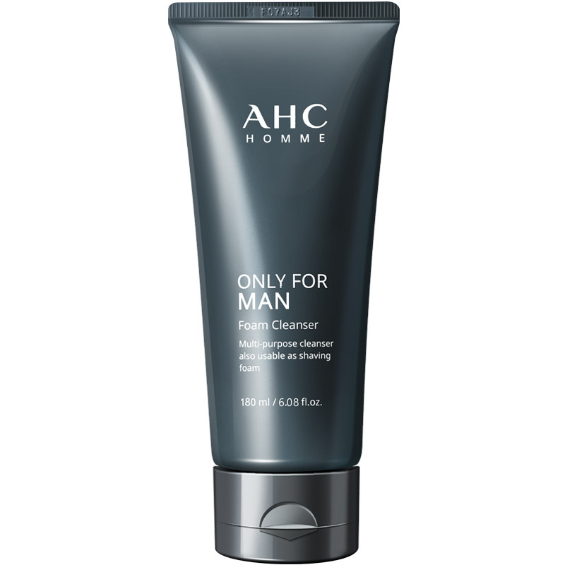 AHC men wash the face with special oil control to black head water moisturizing and cleaning breast