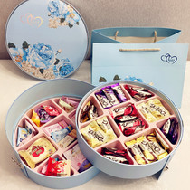 Dove chocolate double-layer rotating gift box for girlfriend best friend new year's birthday creative romantic gift