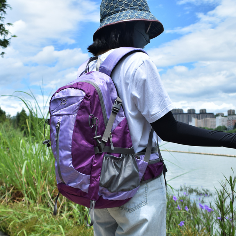 Outdoor Climbing Bag Women Light 2021 New Waterproof Tourist Shoulder Bag Sports Rear Shoulder Bag Men's Double Shoulder Travel Bag