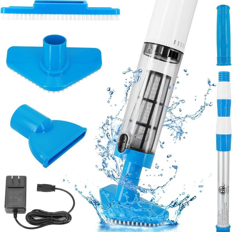 3-in-1 Swimming Pool Cleaner, Handheld Cordless Vacuum Cleaner for Cleaning Swimming Pools, Available for 100 Yuan