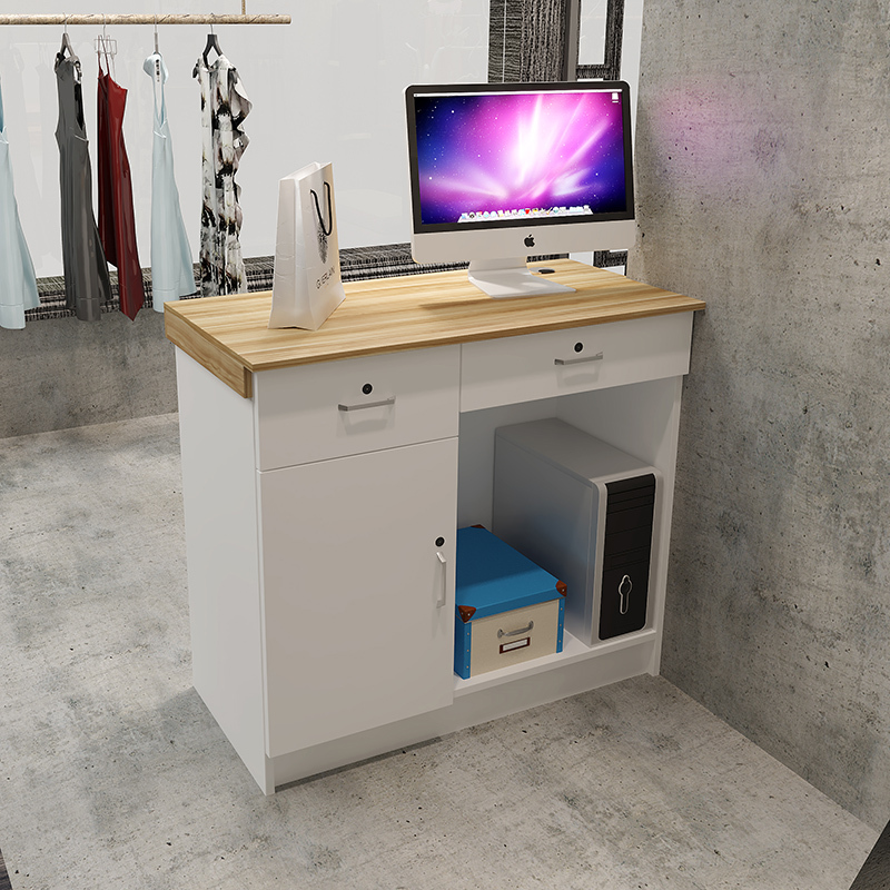 Simple Modern Flat Bar Counter in Gray, White, and Black for Clothing, Hairdressing, Nail Salon, Convenience Store, Children's Clothing Store, Cashier Counter, Front Desk Simple Modern Flat Bar Counter in Gray, White, and Black for Clothing, Hairdressing, Nail Salon, Convenience Store, Children's Clothing Store, Cashier Counter, Front Desk