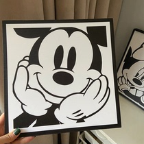 Mitch Decoration Painting Ins Wind Bedroom Bedside Hanging Painting Trend Living Room Mural Children Room Decoration Painting Digital Oil Painting